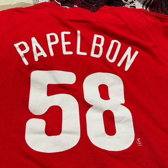 PHILADELPHIA PHILLES JONATHAN PAPELBON SHIRSEY - Picture 2 of 3